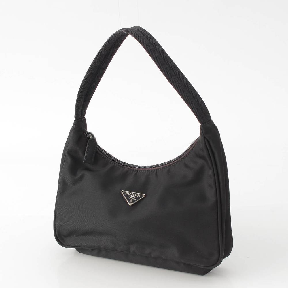 Prada Triangle Pouch Logo Mini Accessory Handbag … - image 2